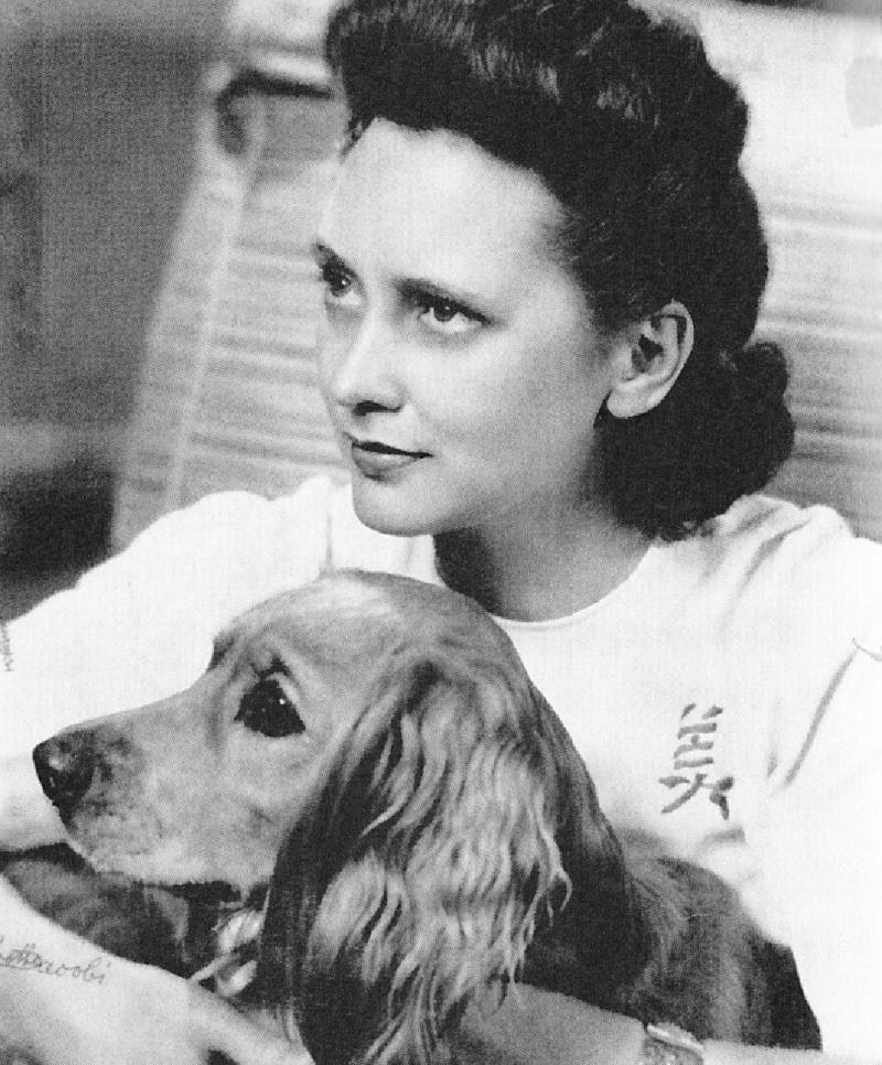 Black and white photo of Betty McIntosh